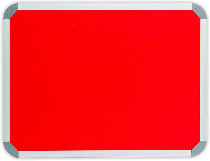 INFO BOARD ALUMINIUM FRAME 1000 * 1000MM RED