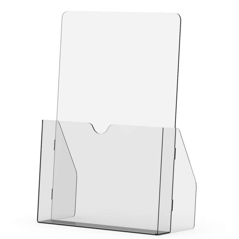 MENU HOLDER ACRYLIC TABLE BROCHURE HOLDER A4 - BOX 5