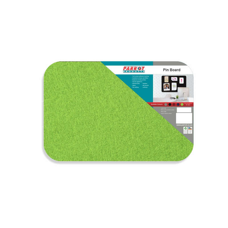 PIN BOARD ADHESIVE NO FRAME 600*450MM LIME