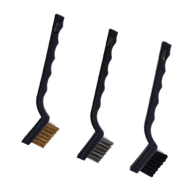 Set of 3pcs industrial cleaning brushes 173mm 011116