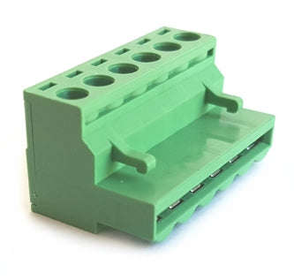 Pluggable terminal block 6w 5mm 2edgp-5.0-06p-14-100ah