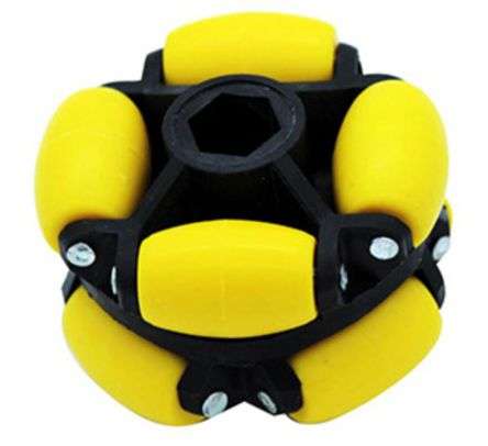 Mecanum / ilon wheel 70x46mm 50kg 2lh-70x14