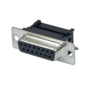 Idc socket d-sub 15w metal mnt & plastic strain xyzyho3047-12