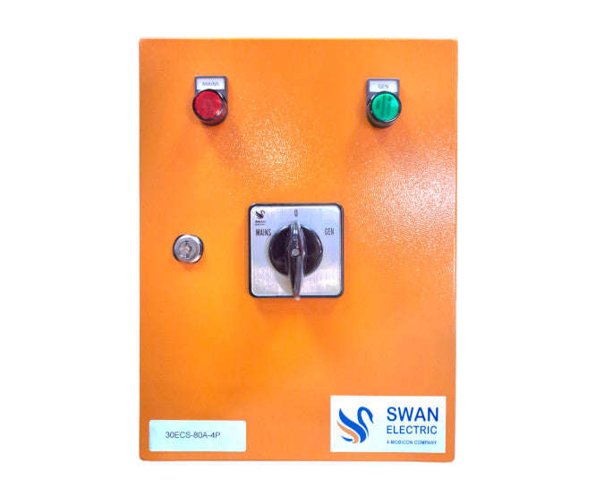 Enclosed change over switch 160A 4p 30ECS-160A-4P