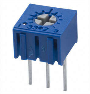 Trimpot t-adj s-turn 100k sil 3362u-1-104