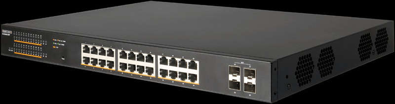 Edge-Core 28 Port Gb Websmart PoE Switch