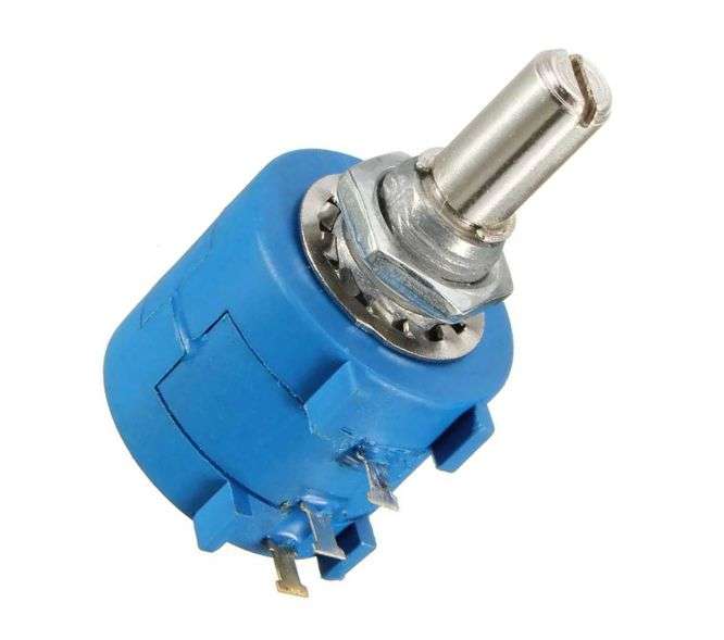 Potentiometer 10t w/w lin 22mm 10k 2w 3590s-2-103l