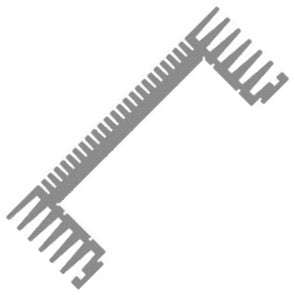 Heatsink linear 39663 230mm 39663-230mm      dbk