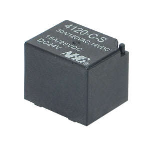 Relay spdt 30a 12vdc rect 7pcb 4120-c-s-30-dc12v-eu