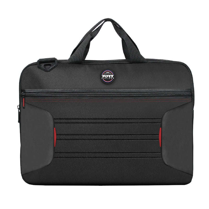 Port Premium Pack 14/15.6" Toploader Bag with Wireless Mouse Bundle