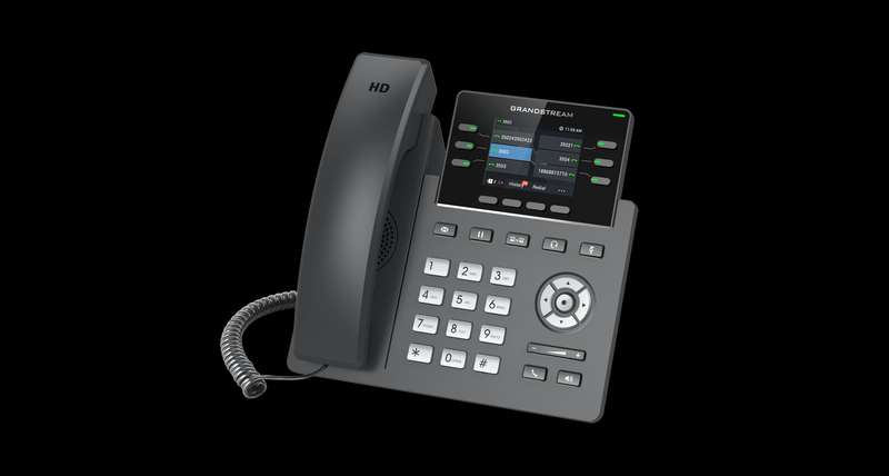 Grandstream 3-Line Carrier Desk Phone Supports PoE