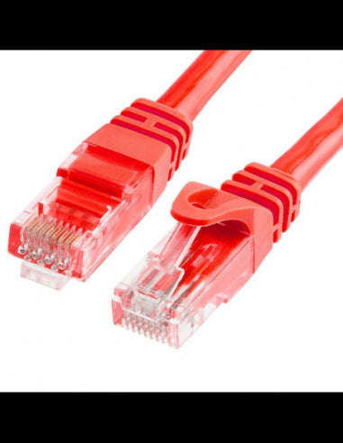 Acconet CAT6 0.5m UTP Flylead Red | CAT6-FLY-0.5-RED