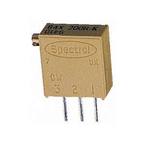 Trimpot potentiometer s-adj v-mnt 25-t 25k 64x25325k