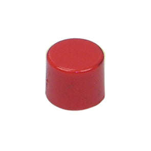 Cap for 7.87mm push butt switch shaft red 8018-3