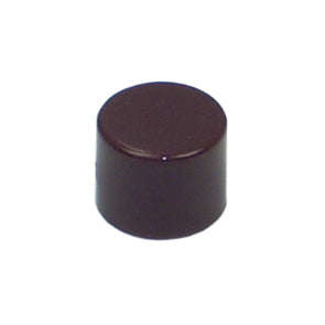 Cap for 7.87mm push butt switch shaft brown 8018-8
