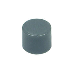 Cap for 7.87mm push butt switch shaft grey 8018-9