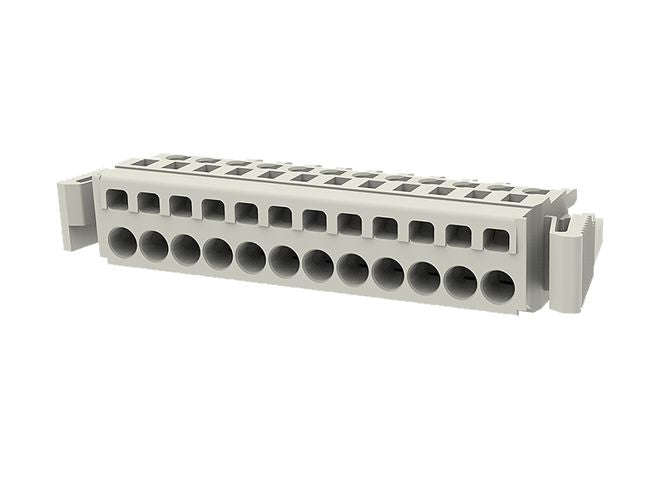 Terminal block 12w plug in press grey 8edgkg-5.08-12p-11-01a(h)
