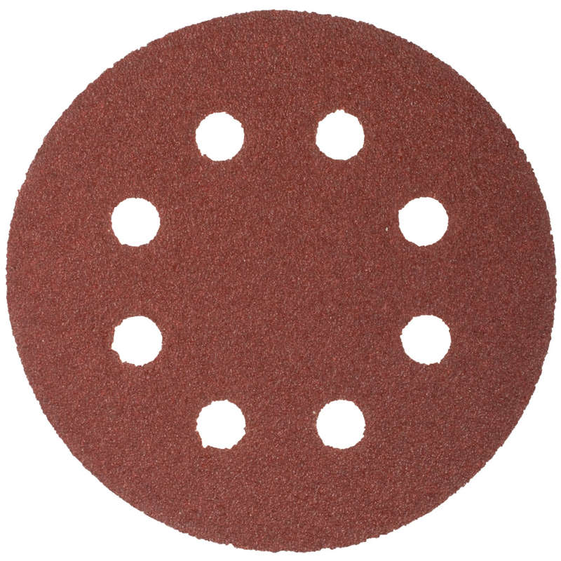 Sanding disc 115mm 60 grit with holes 10/pk hook and loop