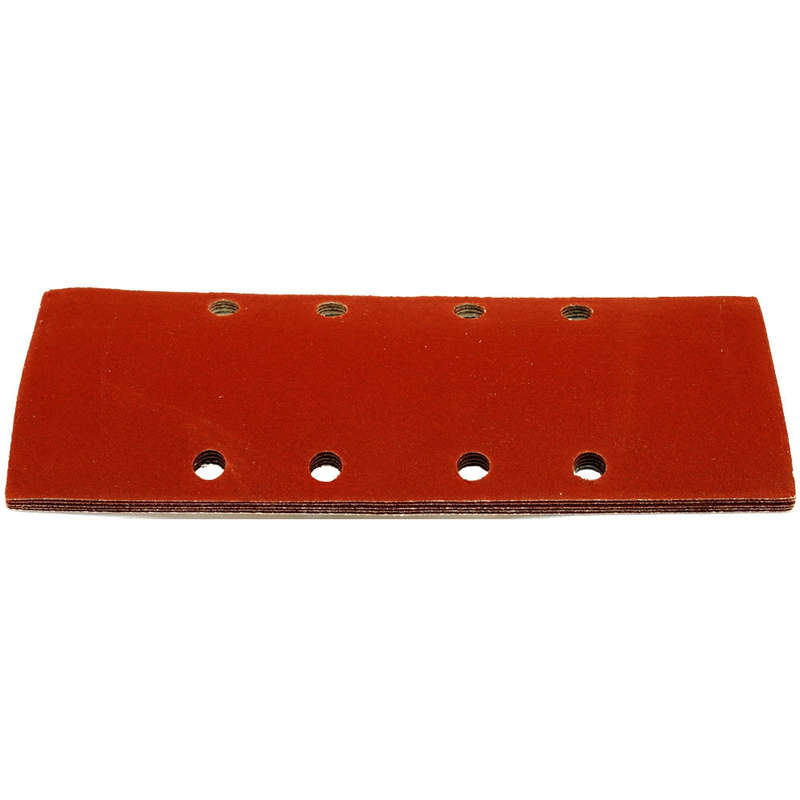 Sanding sheet orb 95 x 230mm 50gr plain with 8 holes 5/pk