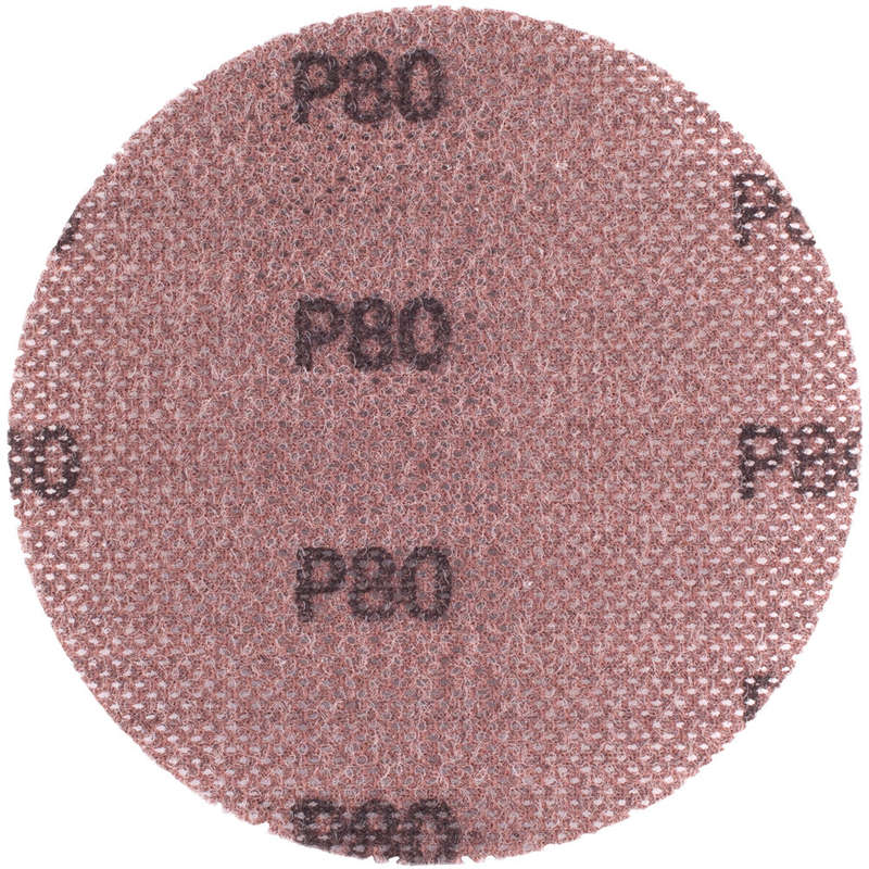 Dura mesh abr.disc 150mm hook and loop 80grit bulk for sander polisher
