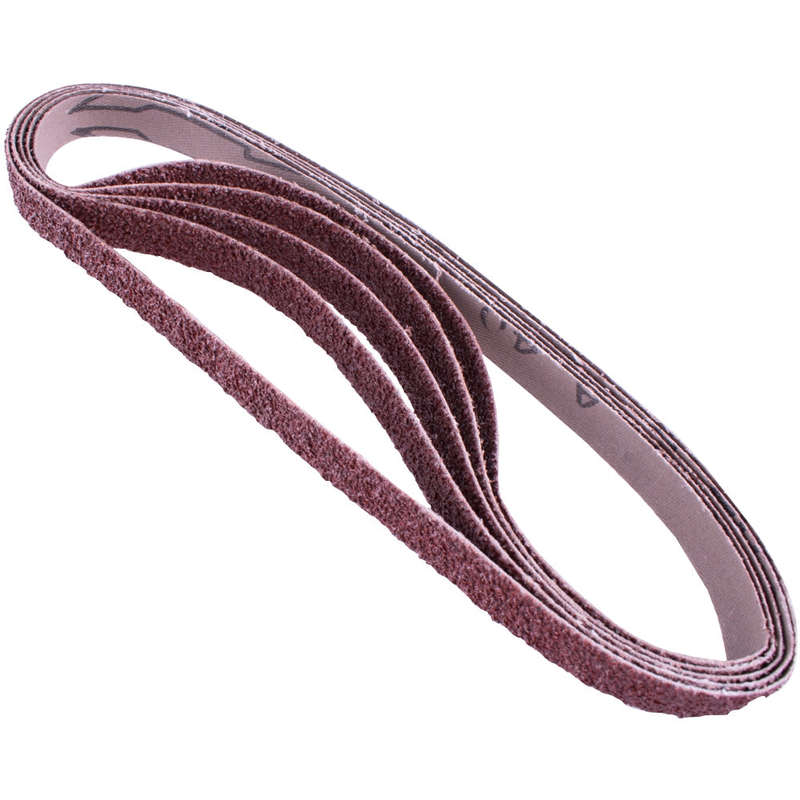 Powerfile sanding belt 13 x 457mm 40 grit 5/pk