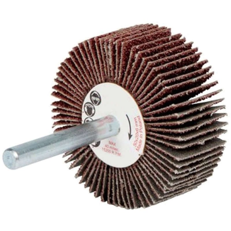 Flap wheel 30 x 15 x 6mm shaft 80 grit per each
