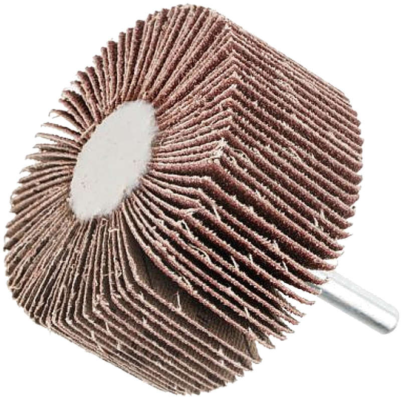 Flap wheel 60 x 30 x 6mm shaft 60 grit per each