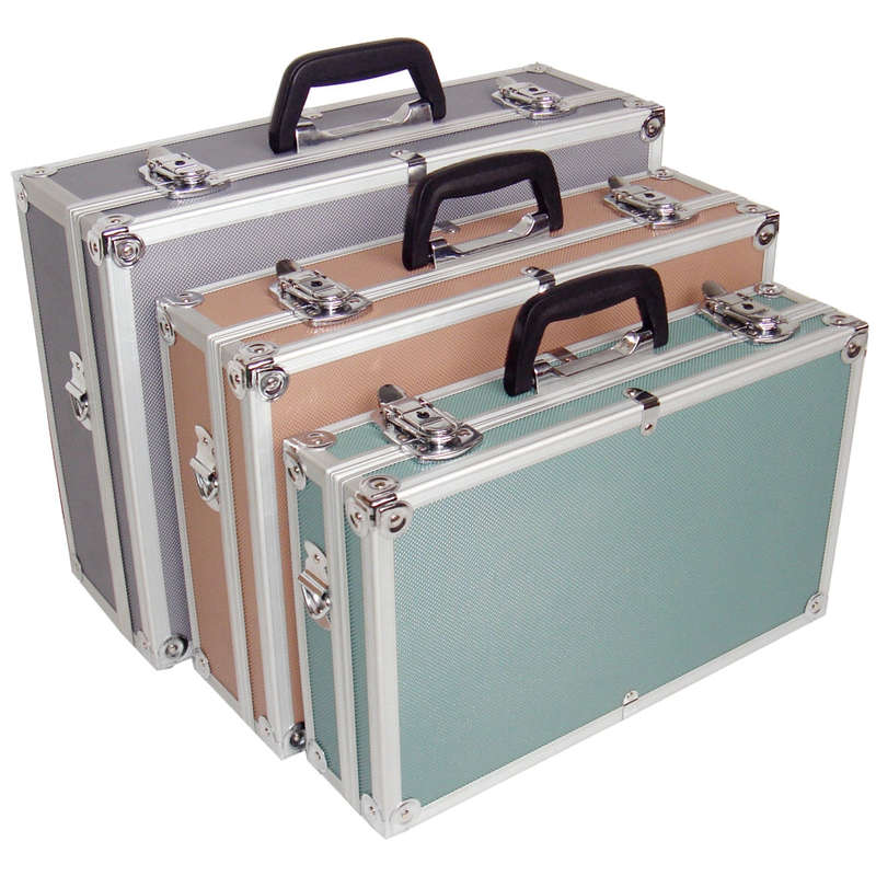 Aluminium tool case 3 in 1 set