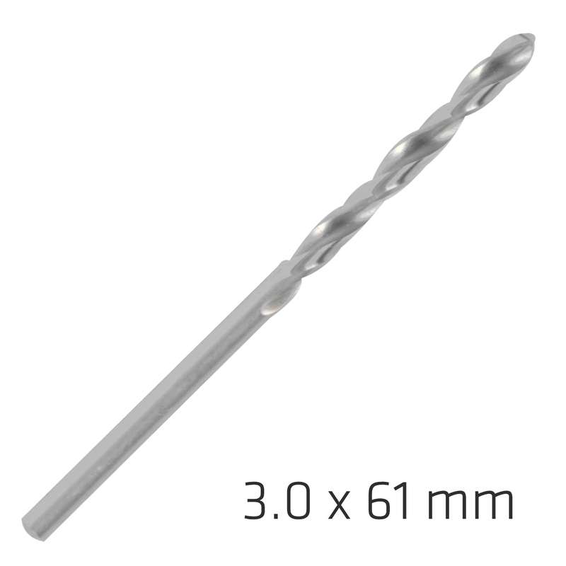 Alpen pro hss 3mm drill din 338 rn 135 split point plastic wallet  (1