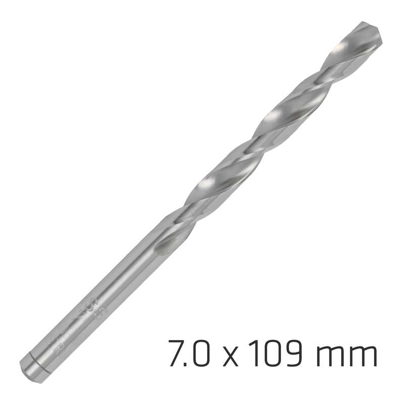 Alpen pro hss 7mm drill din 338 rn 135 split point plastic wallet