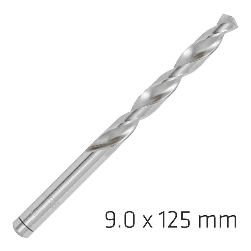 Alpen pro hss 9mm drill din 338 rn 135 split point plastic wallet
