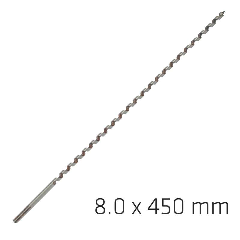 Wood auger drill bit 8 x 450mm