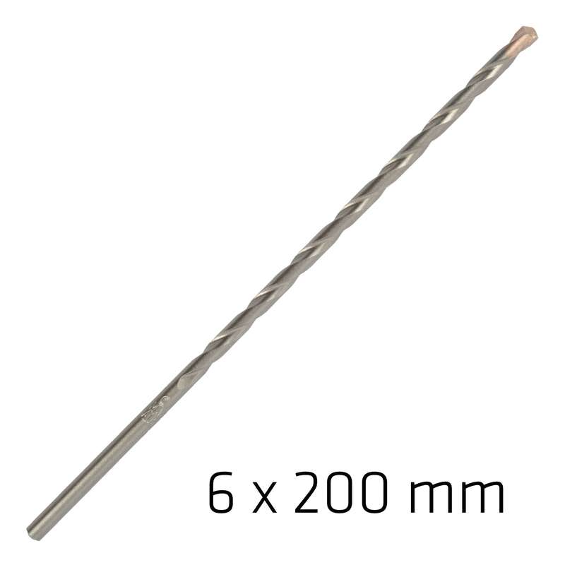 Masonry bit long life 6 x 200mm