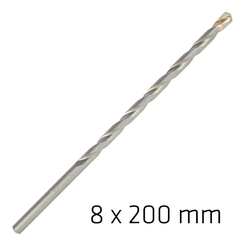 Masonry bit long life 8 x 200mm