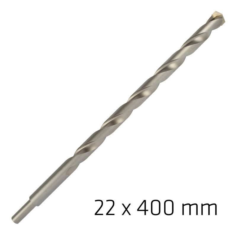 Masonry drill bit long life 22 x 400mm