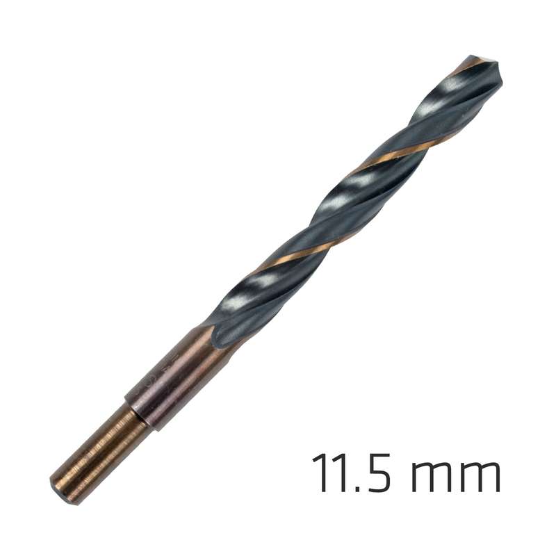 Hss sprint master 11.5mm red shank 9.5mm x1 sleeved din338 alpen drill