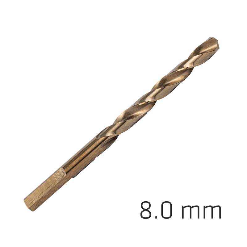 Hss cobalt 8,0 plw grip 3-sided