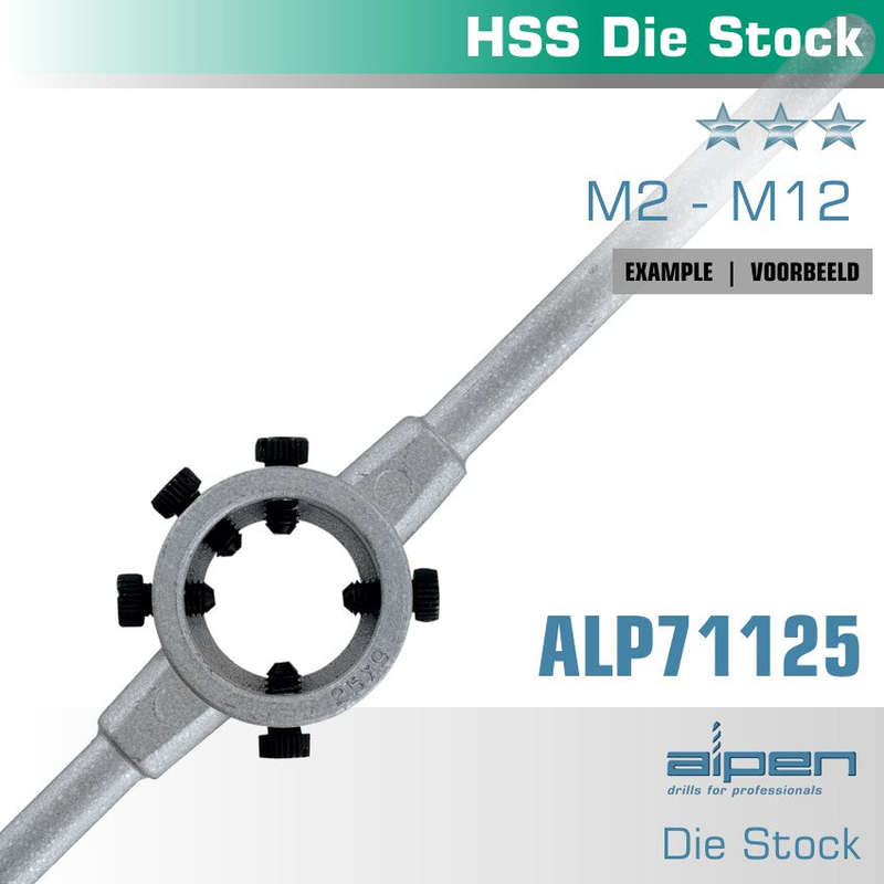 Die stock 25x9mm in pouch hss