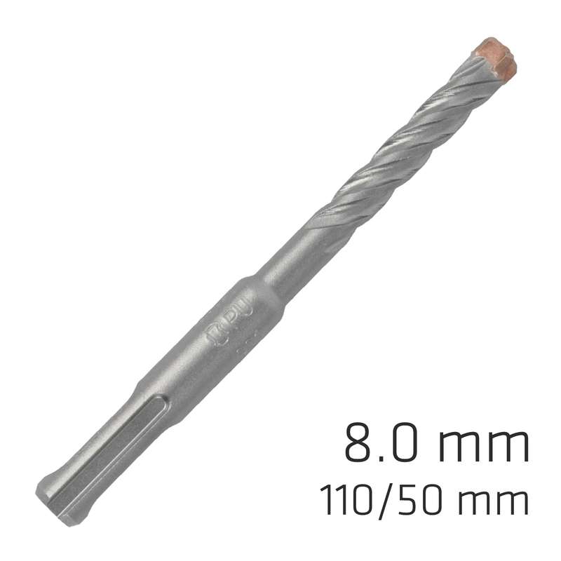 Force x 8.0 x 110/050 sds-plus rebar drill bit x4 cutting edges