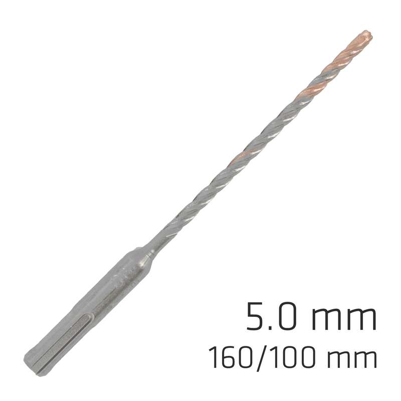 Force x 5.0 x 160/100 sds-plus rebar drill bit x4 cutting edges