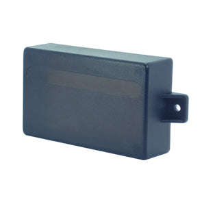 Abs enclosure black 98x58x26 mounting tags incl screws ap-888-black