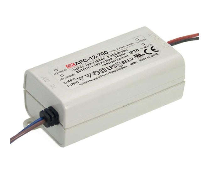Power supply enc led c.c. i=220 o=9-36v 0.35a apc-12-350