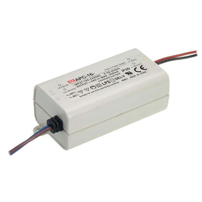 Power supply encl. led driver i=220 o=9-24v 0.7a 16w apc-16-700