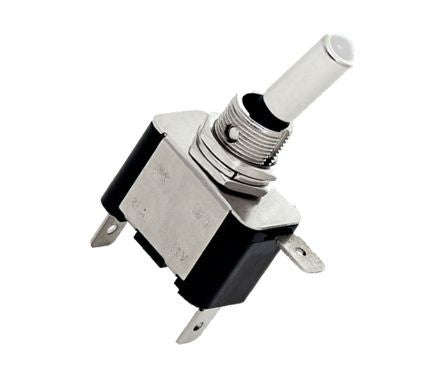 Mini toggle switch spst iluminated wt 12v led 20a asw-07d-wt