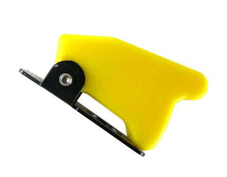 Yellow safety cover for illuminated switch sac-01-yl