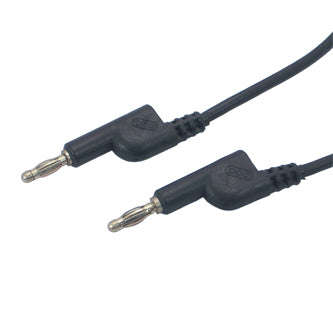 Lead banana plug 4mm 1-m black at-0113