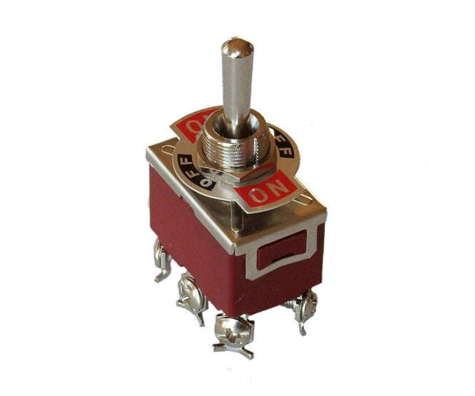 Toggle switch lg dpdt (ON)-OFF-(ON) b067fm