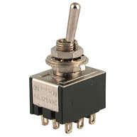 Mini toggle switch tpdt on-on p/m sol b068h
