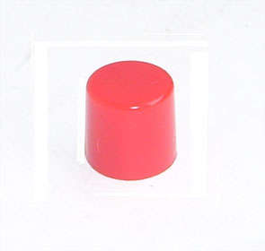 Button / cap rnd red 8mm for b068bs/es b068xx1