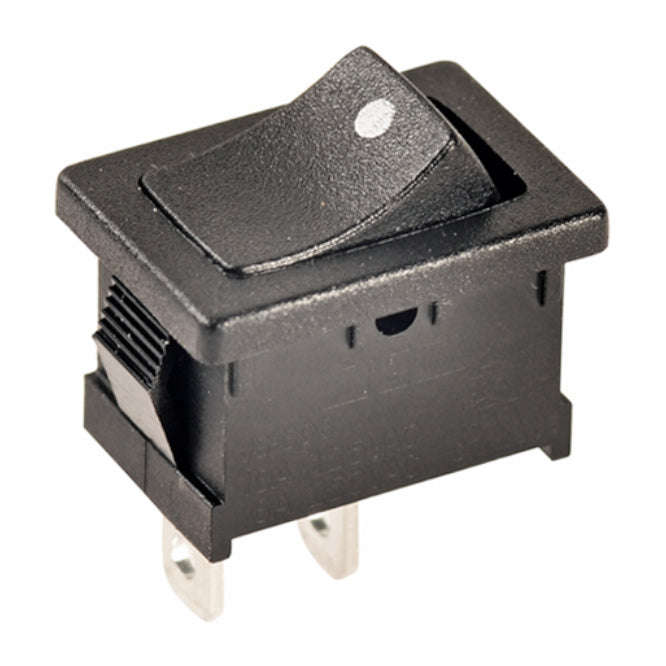 Rocker switch spst 13x19 250v 6a dot b100gu